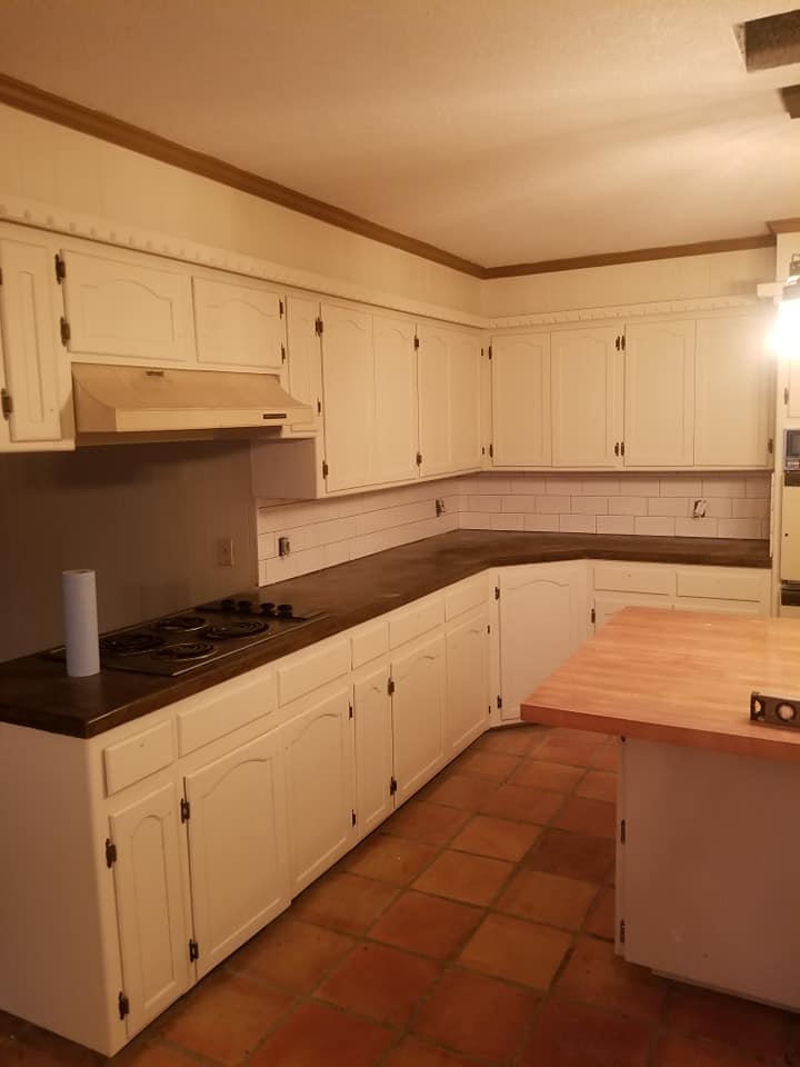 beige and terra cotta tile remodel