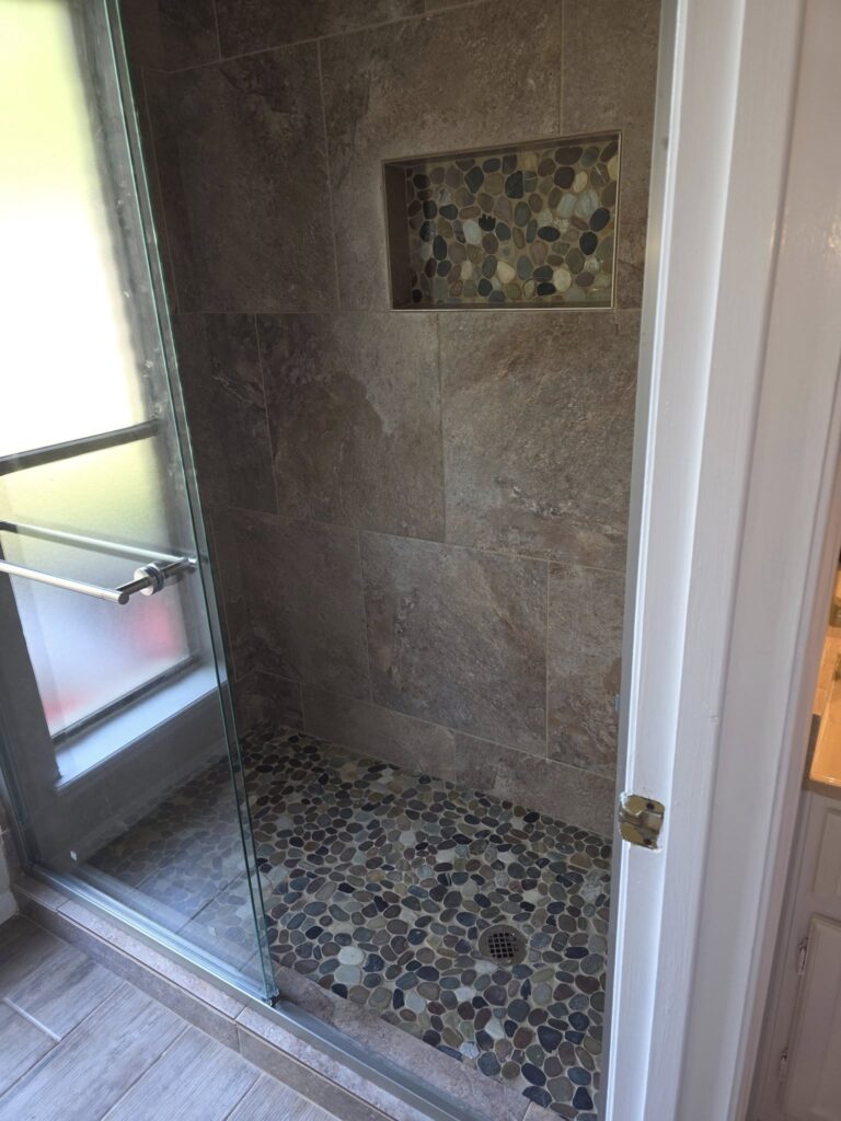 stone shower